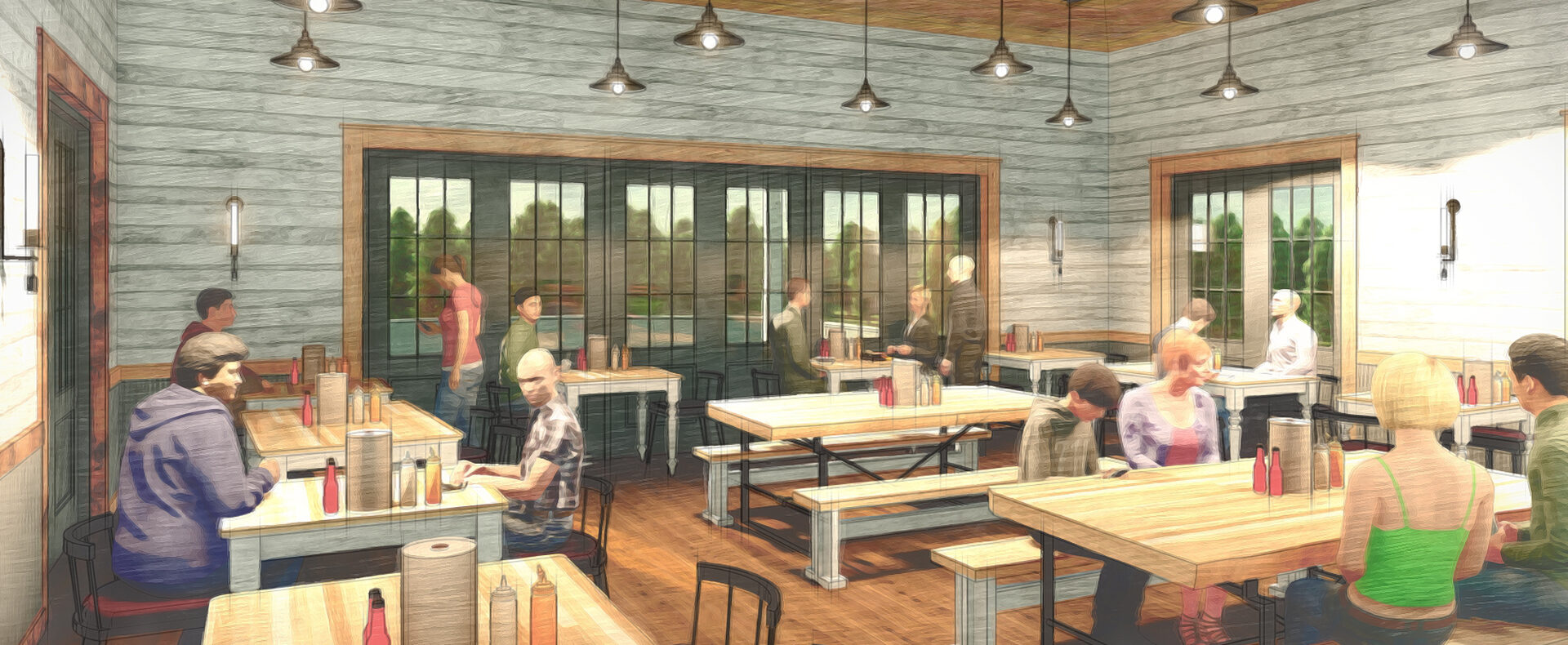 Bark 'N Brine casual fare