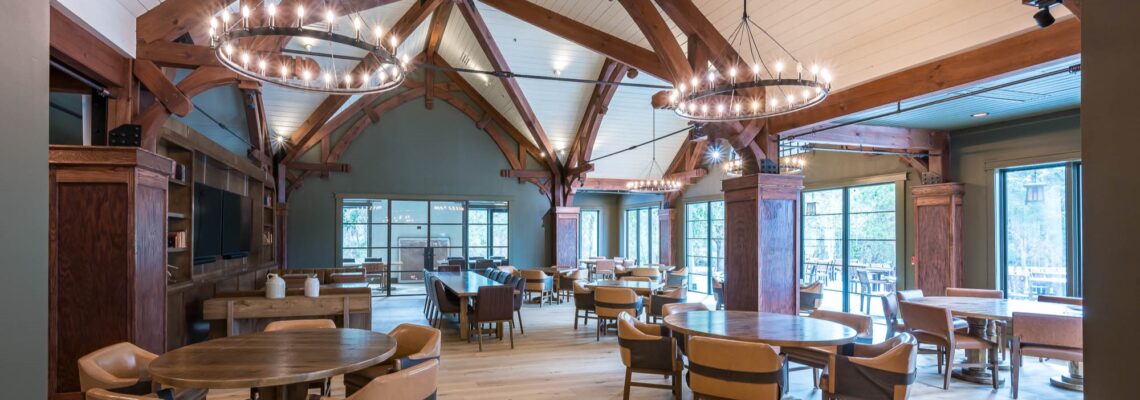 Shark's Tooth Clubhouse renovation - dining room