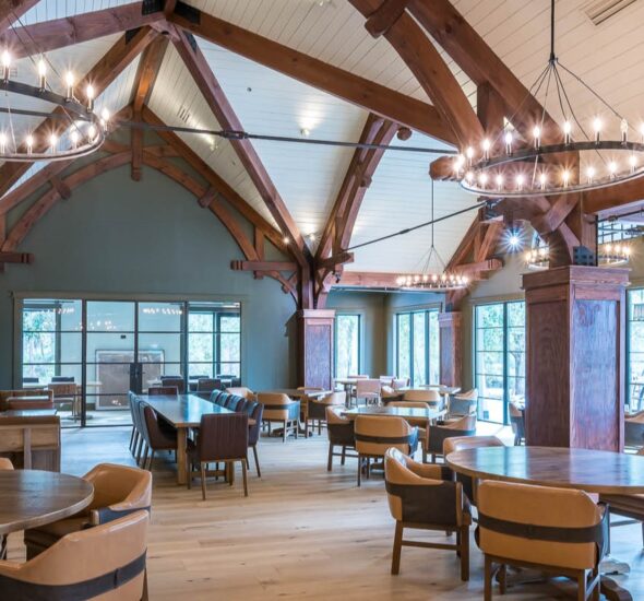 Shark's Tooth Clubhouse renovation - dining room