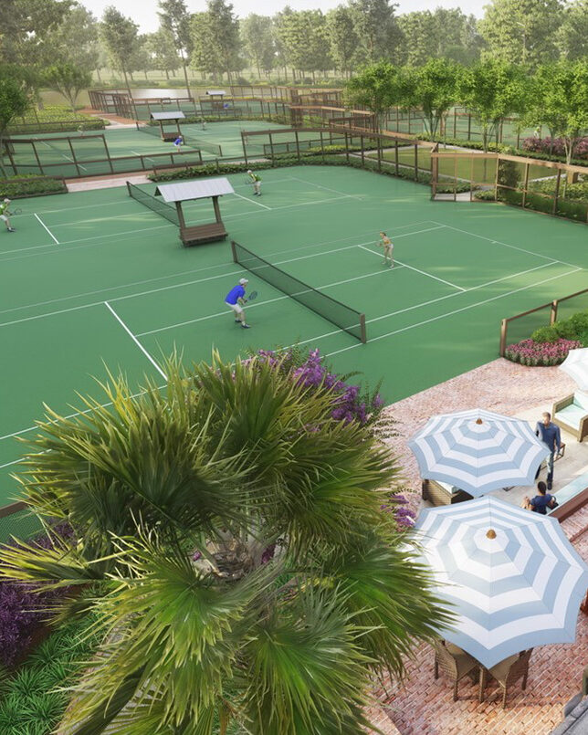 Tennis and sport courts at Watersound Club