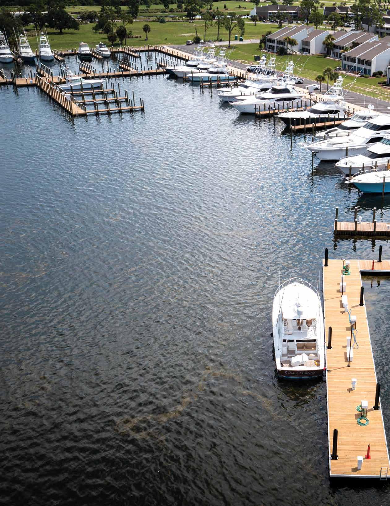 Aerial view of Point South Marina - Bay Point