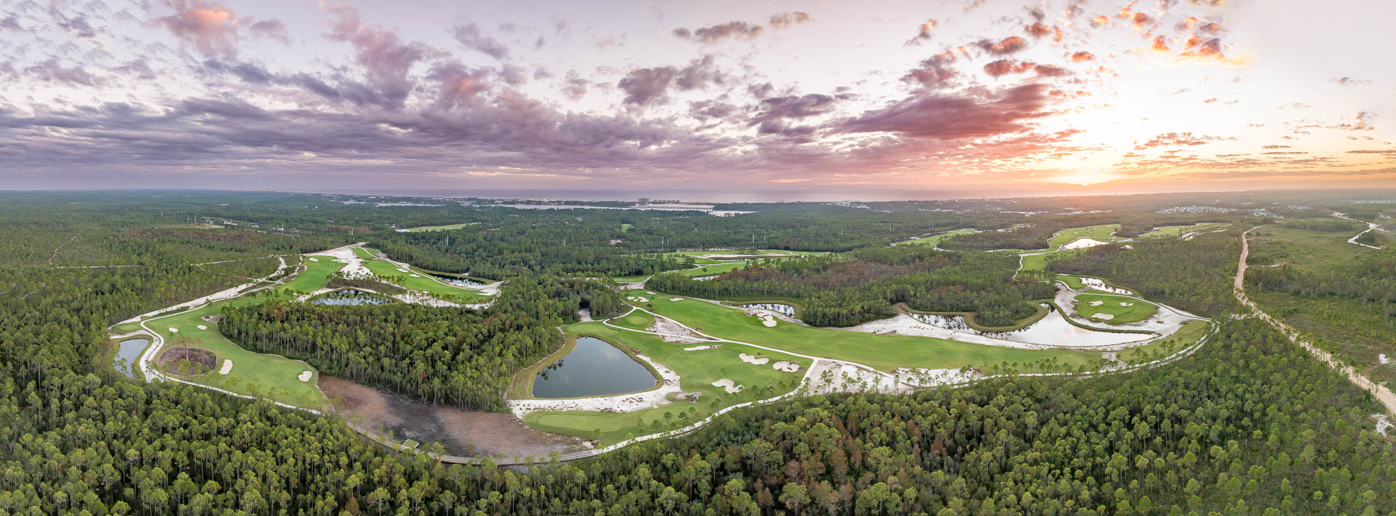 Watersound Club championship course, The Third Golf Course, located in Panama City Beach, Florida