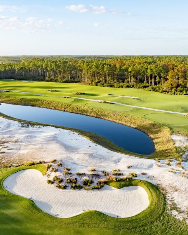 Watersound Club championship course, The Third Golf Course, located in Panama City Beach, Florida