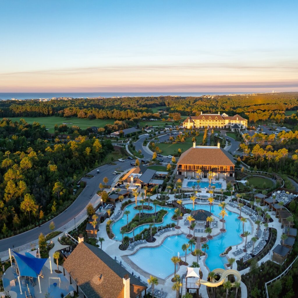 Camp Creek Inn and private Watersound Club amenities located in the luxury 30A area in Northwest Florida.