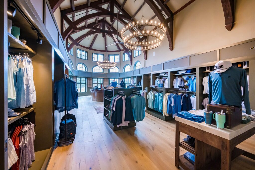 Shark's Tooth Clubhouse renovation - golf shop