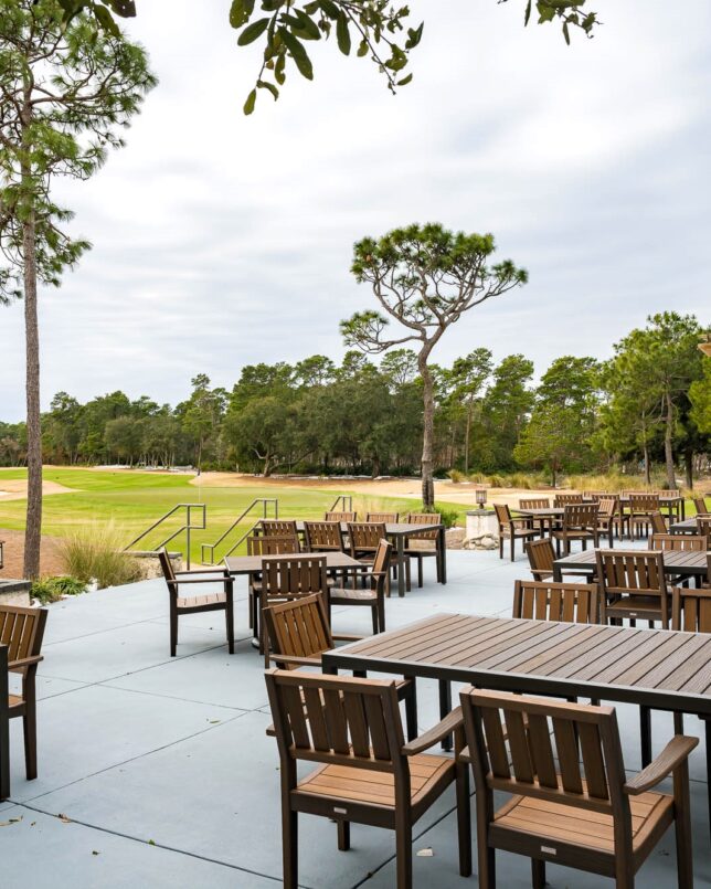 Shark's Tooth Clubhouse renovation - terrace