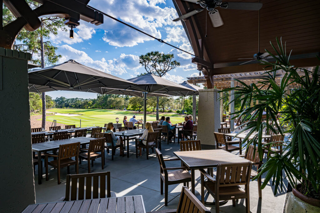 Shark's Tooth Clubhouse outdoor terrace