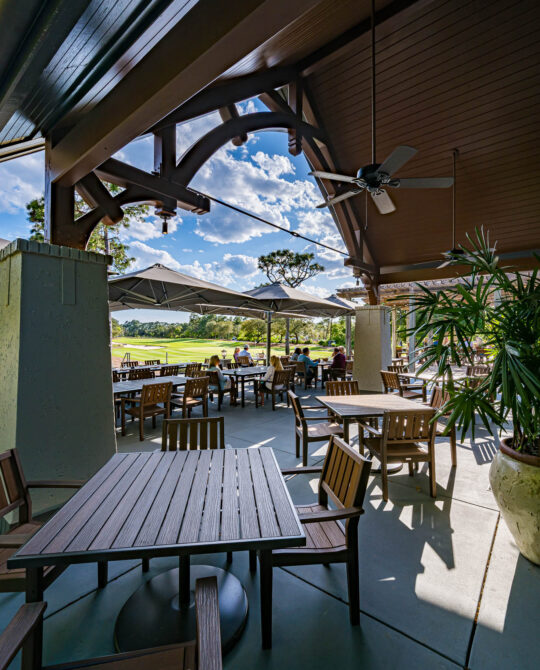 Shark's Tooth clubhouse and golf course experience